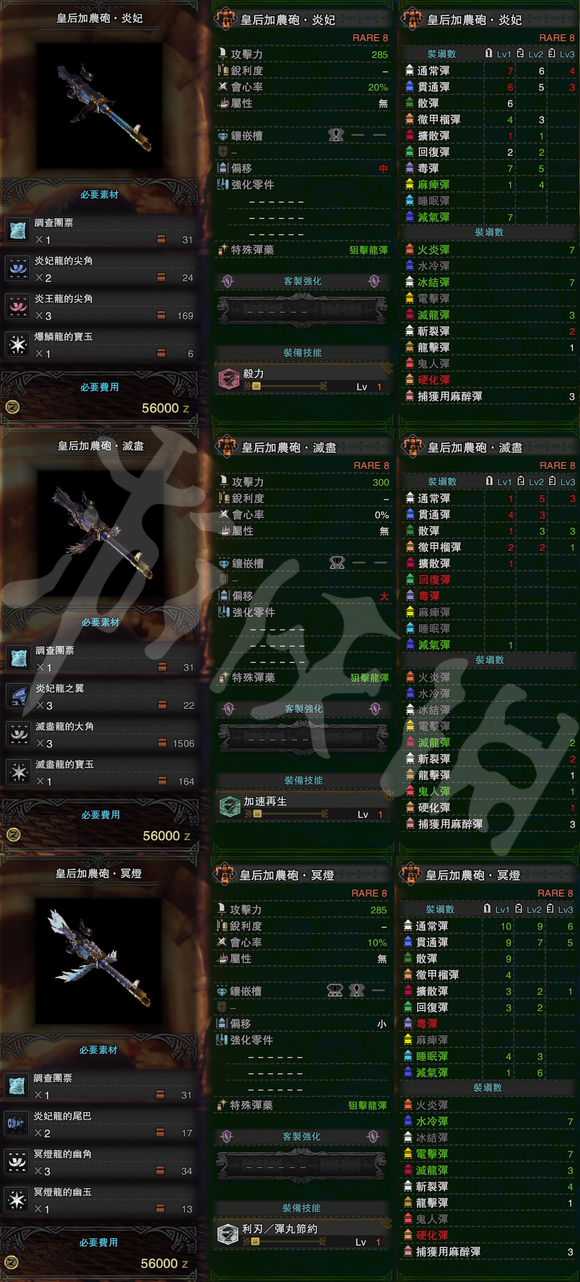 《怪物猎人世界》炎妃龙武器一览 炎妃龙派生武器强不强？