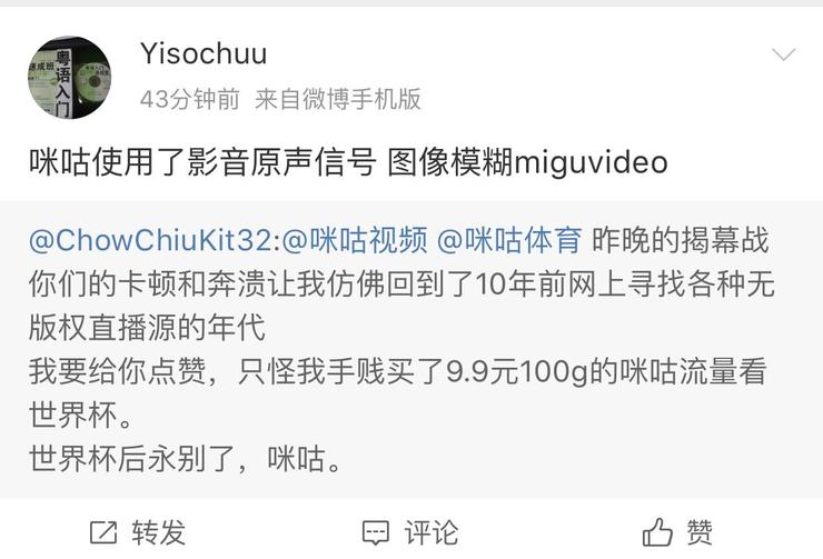 咪咕世界杯卡顿真相(世界杯揭幕战咪咕视频卡顿遭用户吐槽 华为云缘何背锅？)