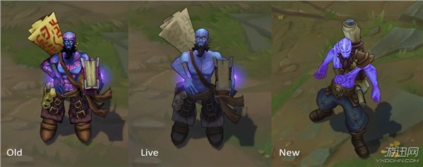 《LOL》瑞兹重做后全皮肤一览 背卷轴的小光头变帅了！