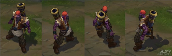 《LOL》瑞兹重做后全皮肤一览 背卷轴的小光头变帅了！