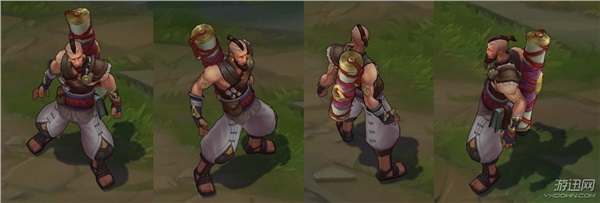 《LOL》瑞兹重做后全皮肤一览 背卷轴的小光头变帅了！