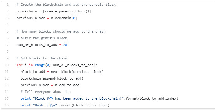 一起来编写最简单的区块链