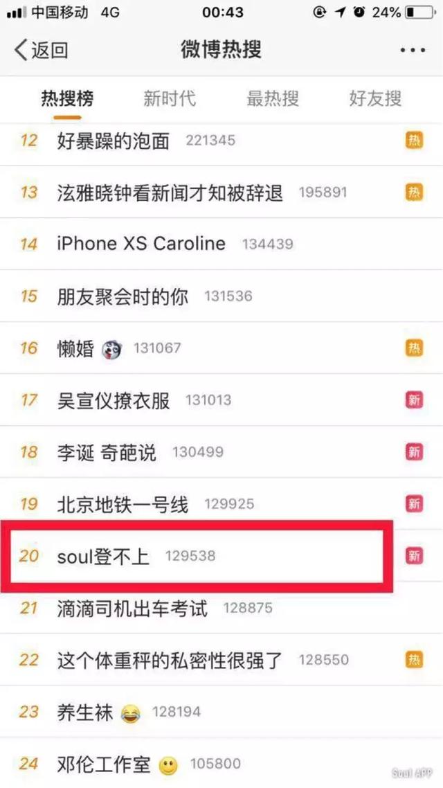 热搜背后，95后的社交新宠soul浮出水面