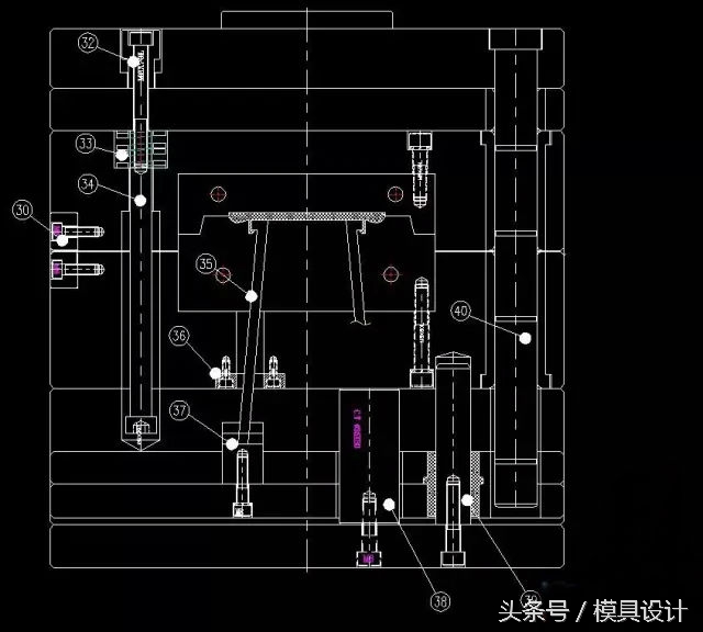 注塑模具设计各个零件的作用