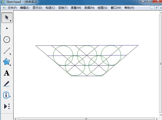 用圆规画奥运五环图片