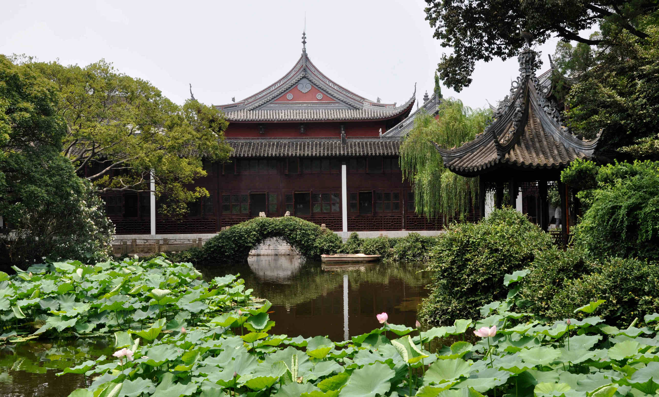 上海五大古典园林之一：曲水园