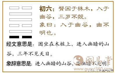 《易经》第四十七卦 困卦详解 泽水困卦 兑上坎下