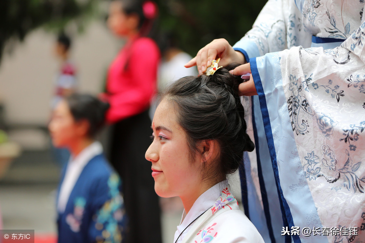 古代未及笄少女的发型图片