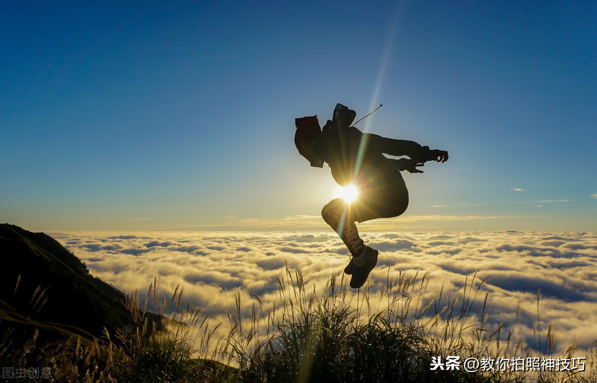 日出下的男人背影圖片(照片點評) - 赤虎壹號