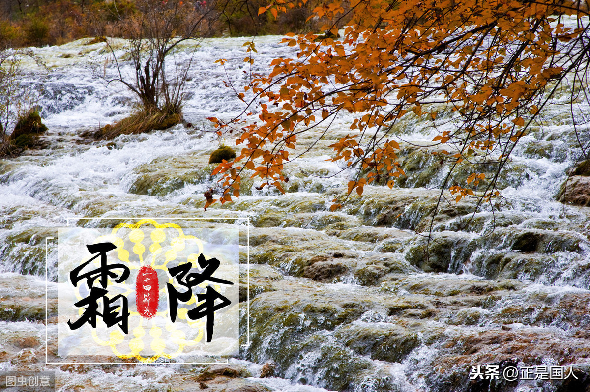 “秋深山有骨，霜降水无痕”跟着诗词一起领略白露为霜的深秋之美