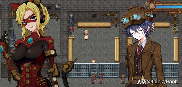 蒸汽之都的少女侦探--用RPG MAKER MV做的小黄油