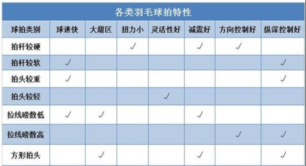 羽毛球拍横竖线差一磅还是两磅好（羽毛球拍的基础知识，选购锦囊）