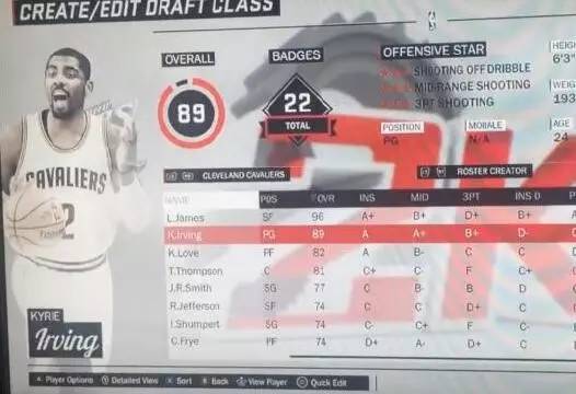 nba2k17 哪些球星好(NBA 2k17曝光球星能力值前10位，你同意吗？)