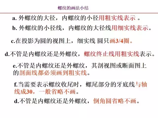 一文全面掌握机械图中的标准件和常用件