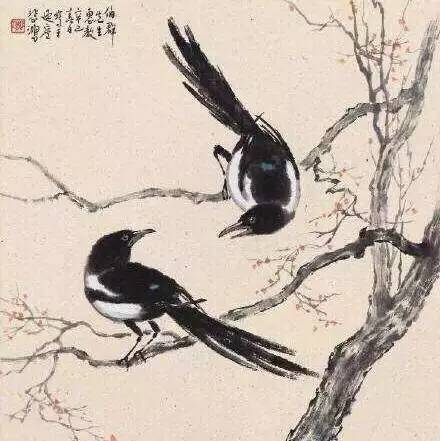 喜鵲登梅,喜鵲登梅寓意