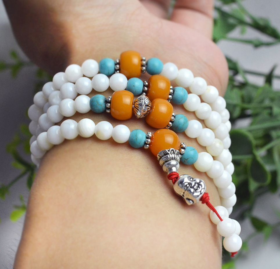 砗磲原来就是大贝壳 带你看看砗磲手串制作