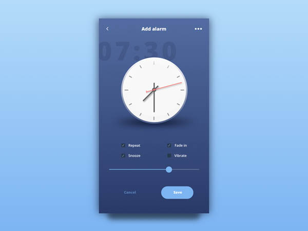 40个闹钟APP设计欣赏