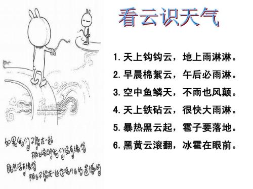 關于氣象的諺語_氣象諺語_氣象諺語 mtianqicom
