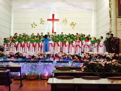 宁夏银川基督教福音堂的百人义工团队