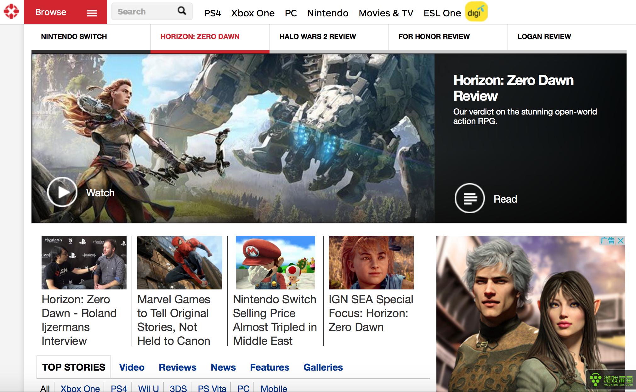 IGN中国站上线了：我要查PC游戏，你给我看《王者荣耀》是什么鬼？