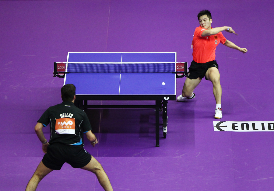 中国男乒首战3比0希腊：马龙没上场，赢得不轻松！-乒乓世界