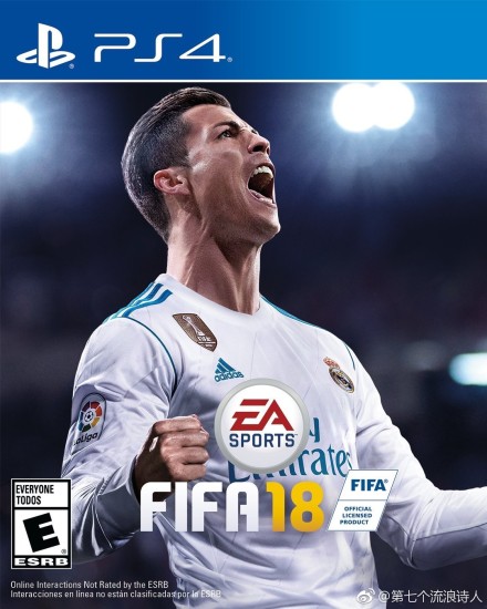 《FIFA 18》最终封面曝光：怒吼的C罗