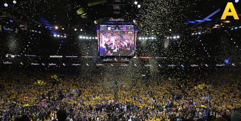 # 勇士队夺得nba总冠军壁纸# 勇士官方晒夺冠照：哪张你最喜欢