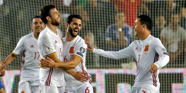 世预赛-皇马旧将世界波 西班牙1-0 意大利1-0 贝尔无缘世界杯