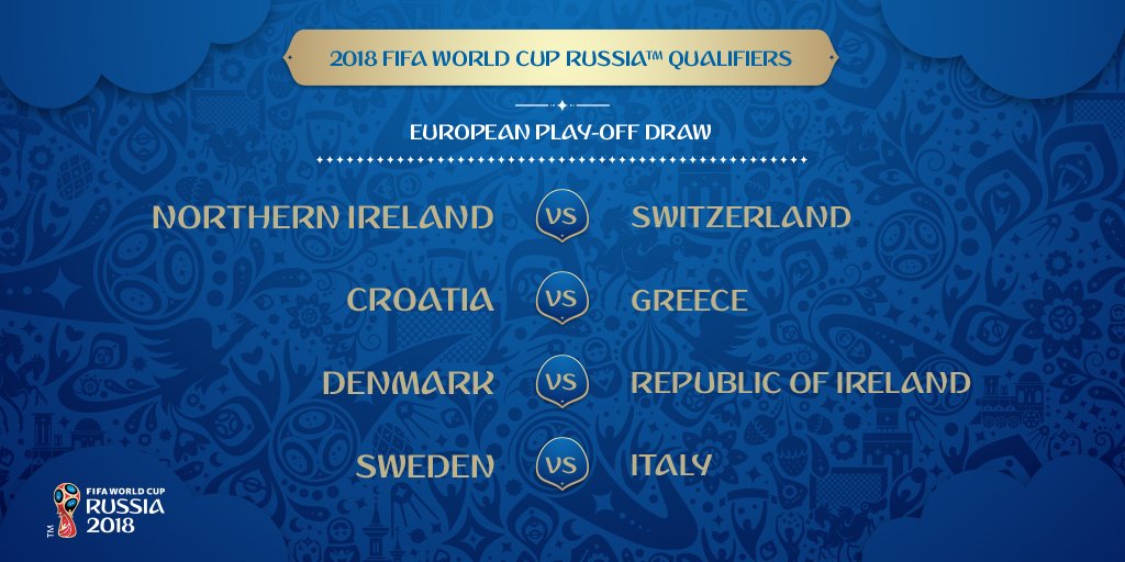 世预赛欧洲区附加赛对阵出炉，哪4队能顺利晋级？