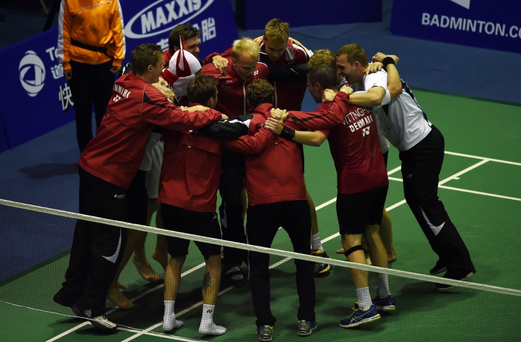 羽毛球——汤姆斯杯：丹麦队晋级四强