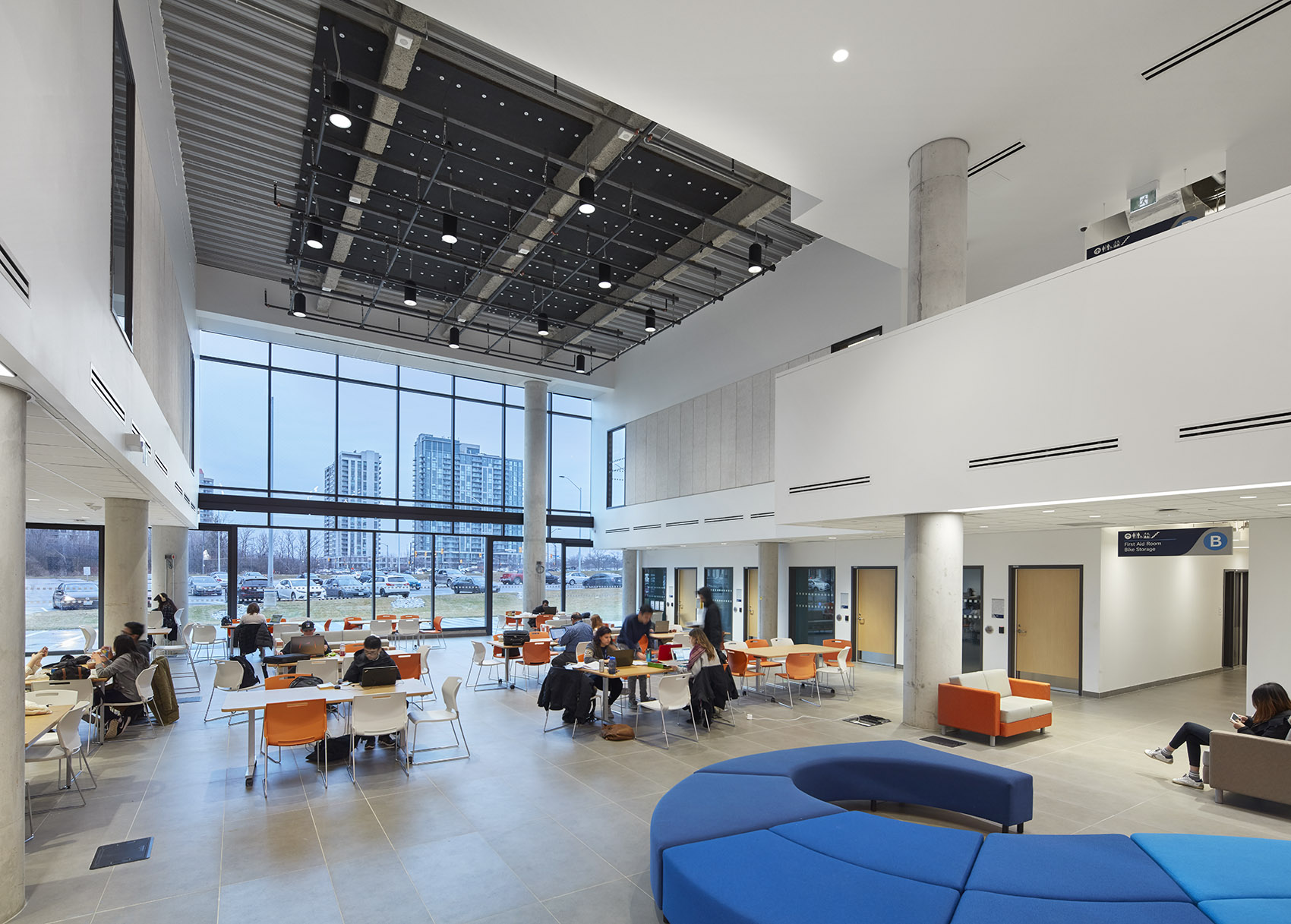 流动空间,加拿大sheridan大学新校区二期建筑设计