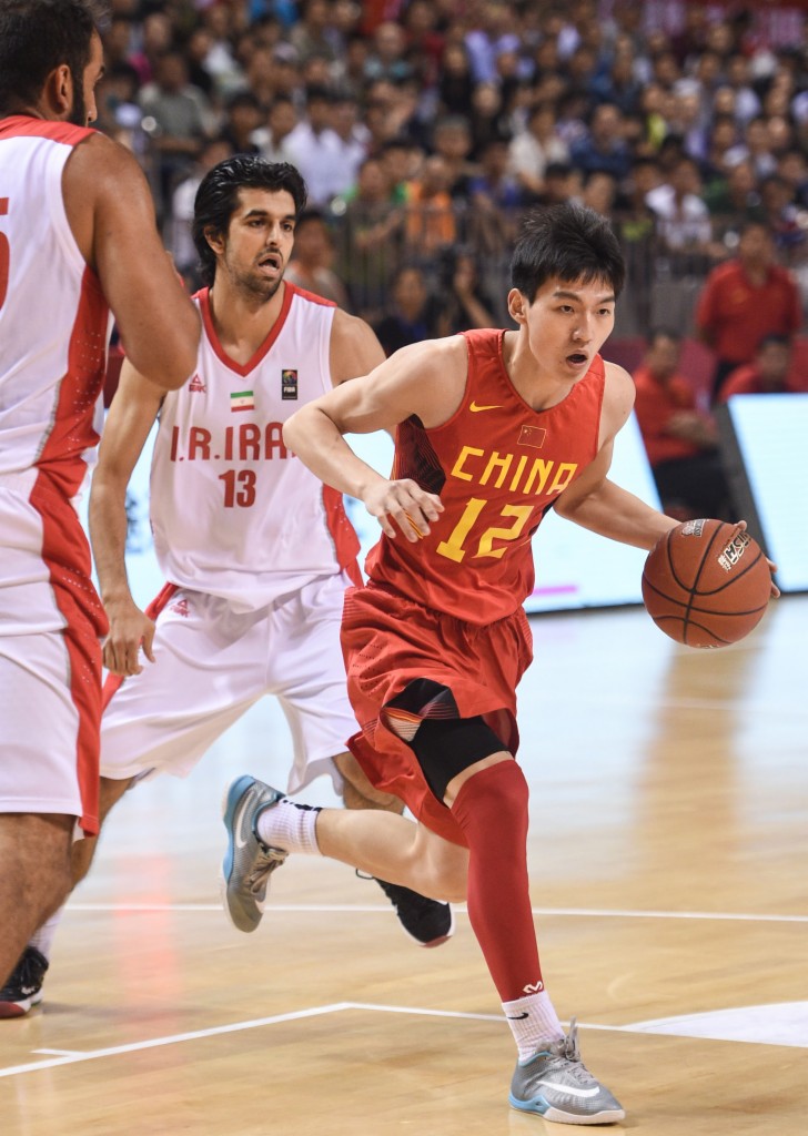 篮球——男篮挑战赛半决赛：中国国奥队对阵伊朗队