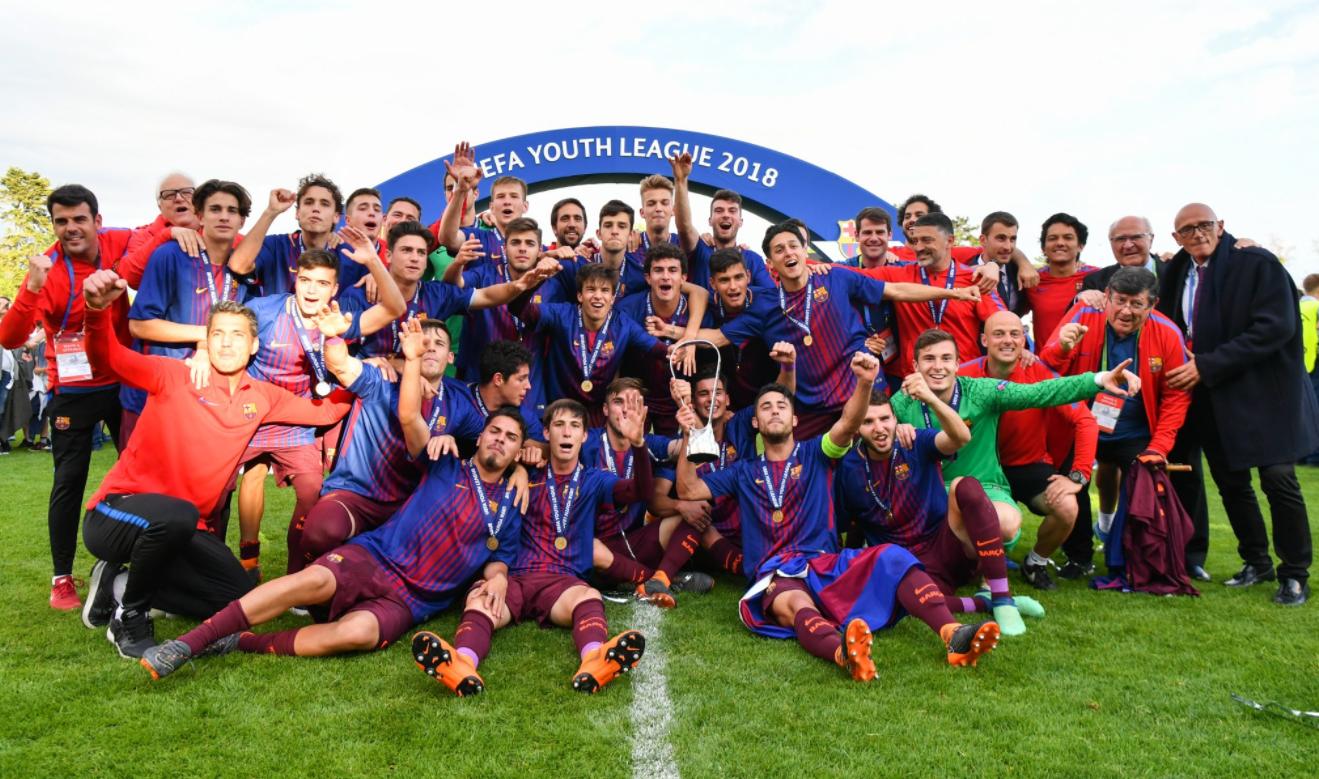 青年欧冠决赛：巴萨3-0击败切尔西夺冠