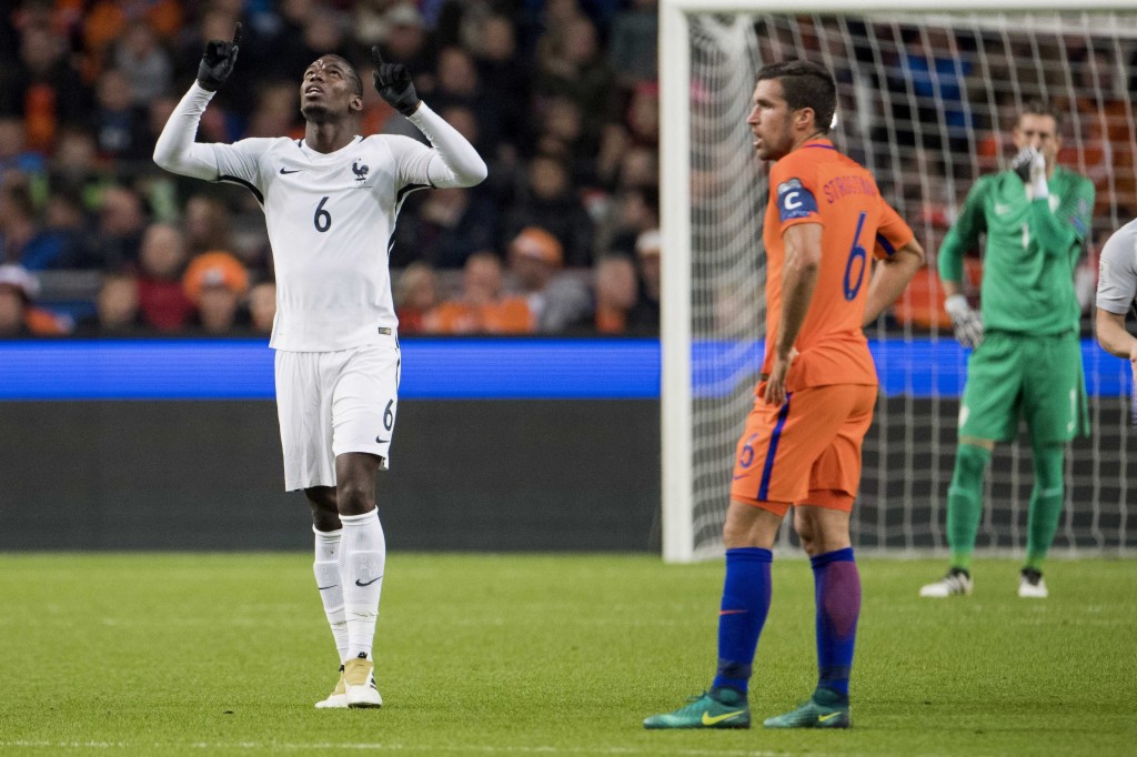 2018世界杯预选赛－－法国力克荷兰