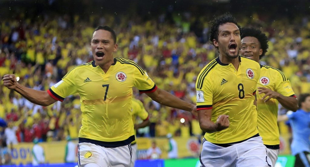 2018世界杯预选赛－－哥伦比亚战平乌拉圭