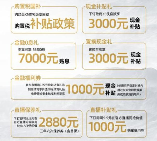 黑金专属配色+人脸识别选装包 欧尚X5侠客版上市 售10.99万元