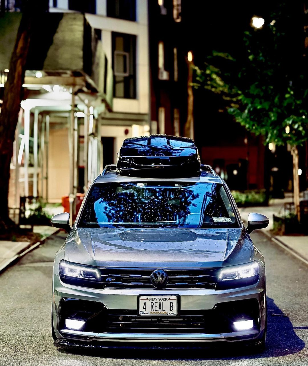 结婚七年的奶爸改装低趴大众途观l,家用suv也可以改得很漂亮