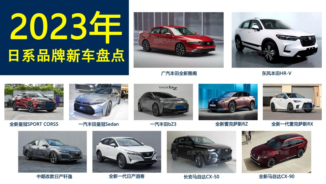 尼桑车型大全(2023年买日系车，认准这11款新车就够了！)
