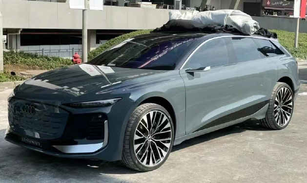 奥迪A6“纯电版”实车曝光：外观造型动感，续航700km，比5系大气