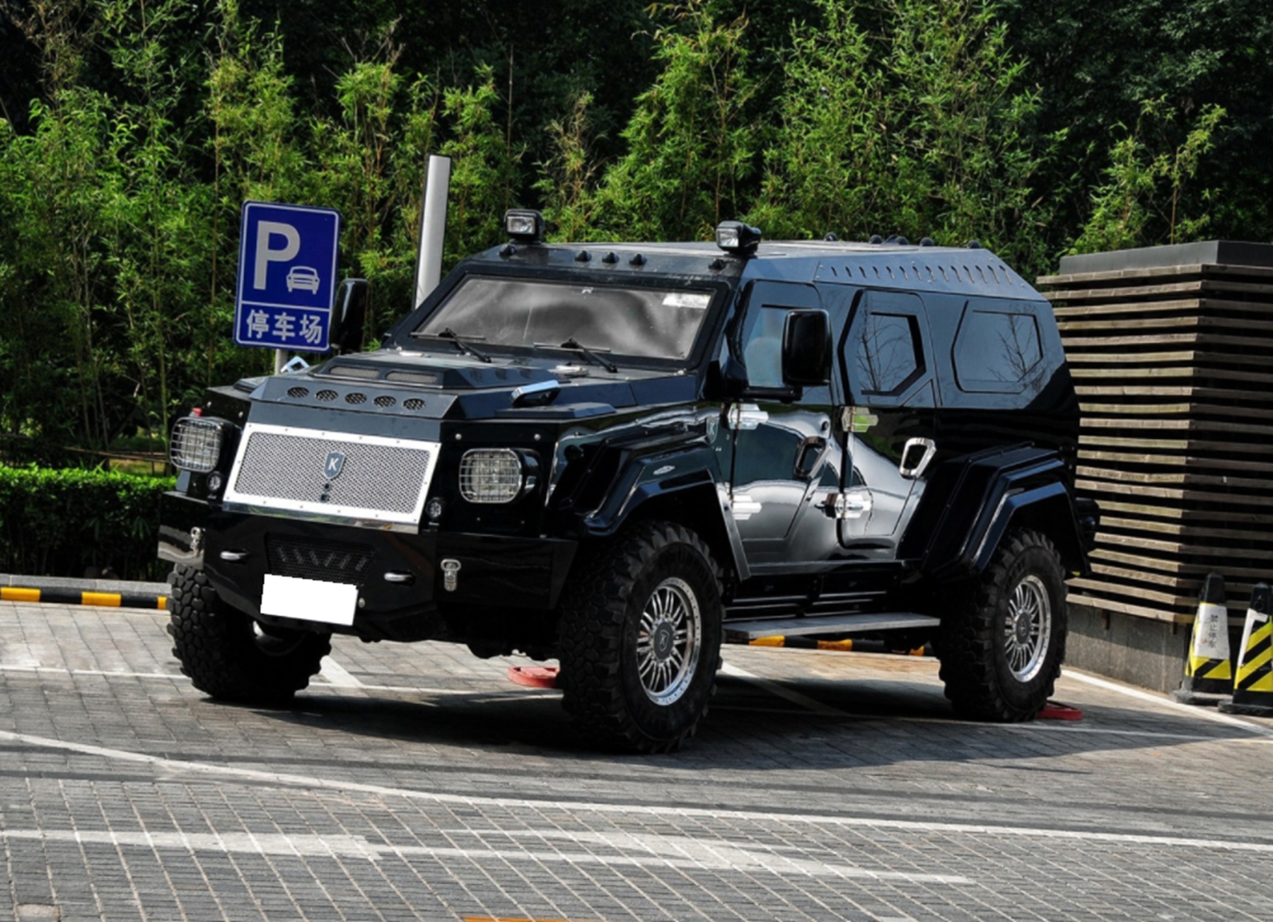 兰州偶遇1500万豪车，百公里油耗60升，外观酷似玩具车