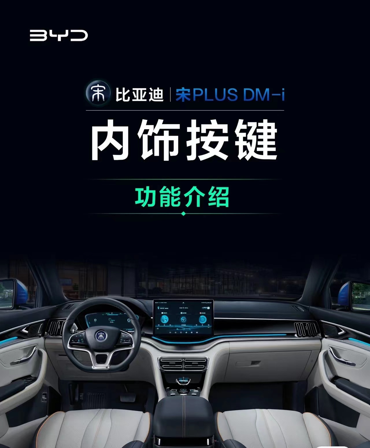 新手必備 宋PLUS DMi超詳細車內按鍵圖解