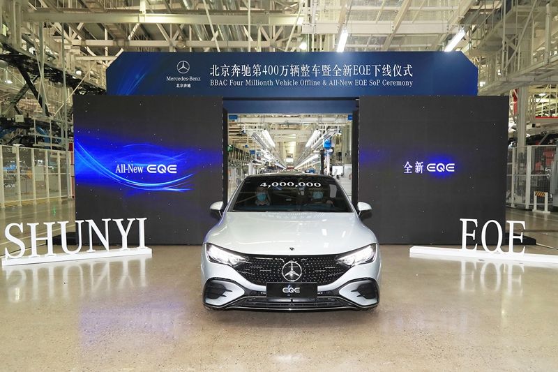 迈入“双四百万”时代，北京奔驰第400万辆整车下线