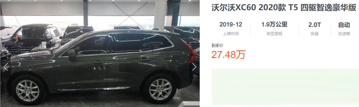 汉兰达没优惠没车，不如考虑降10万多的沃尔沃XC60？