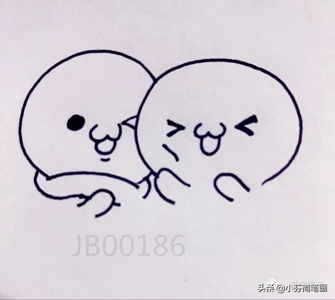 长草颜团子简笔画一个超萌的简笔画图解