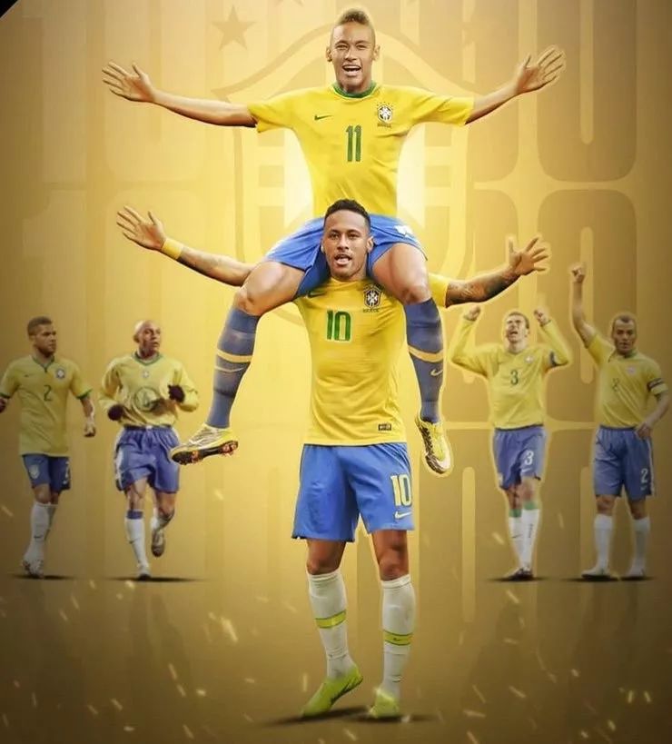 内马尔11号球衣图片(内马尔第1次和第100次出场，巴西队发生了什么变化？)