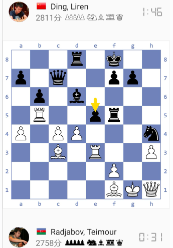 世界杯亞軍丁立人（國際象棋世界杯快棋加賽6局 丁立人痛失勝機再得亞軍）