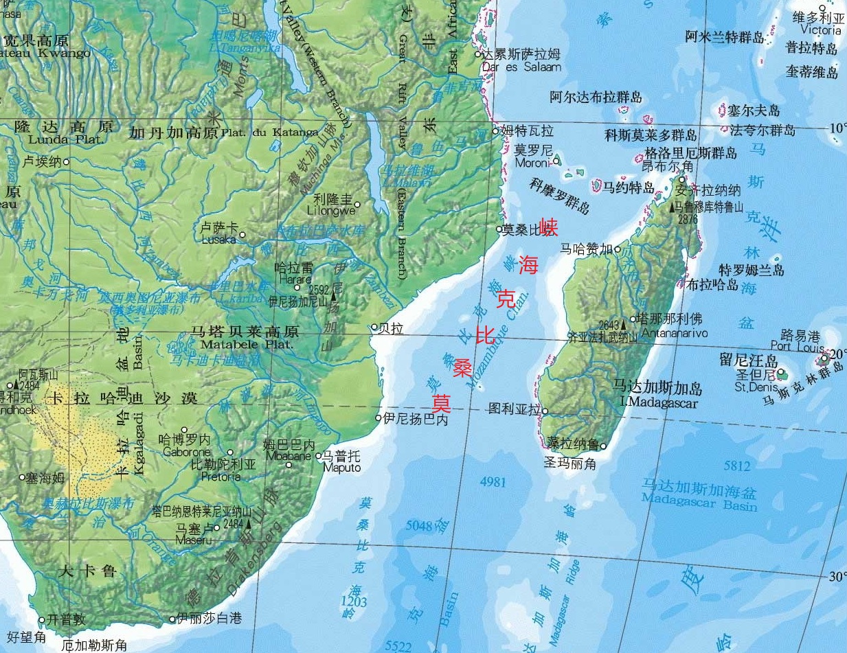 该海峡东西宽度也不小,海峡最窄处也有386千米,是世界上第二