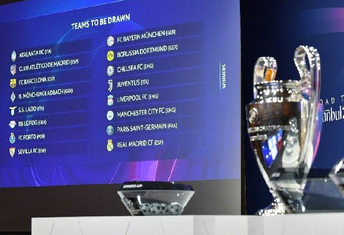 2021欧冠联赛赛程表(欧冠16强对阵出炉：巴萨遭遇巴黎，拜仁尤文收大礼包，皇马利好)