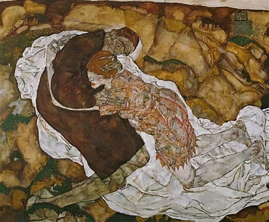 《埃贡·席勒：死神和少女》：画，是遇见过缪斯的证据