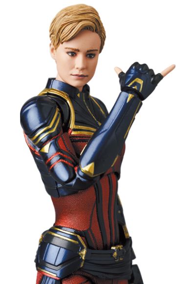 mafex no.163 复仇者联盟4 终局之战 惊奇队长(终局之战版)